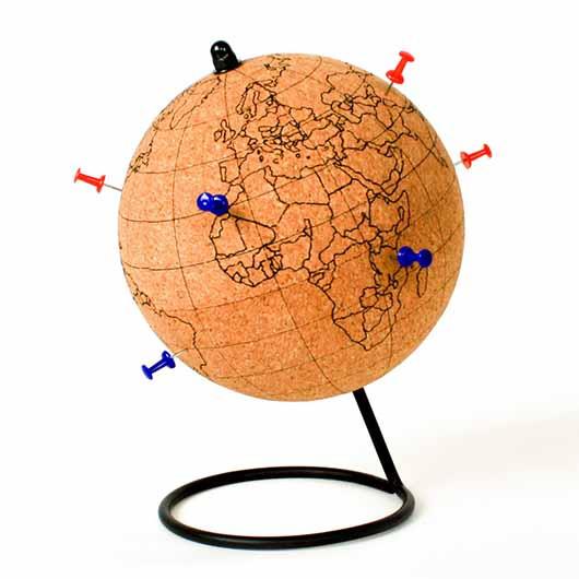 Gift Republic Colour-In Cork Globe