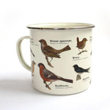 Gift Republic Enamel Mug - Garden Birds