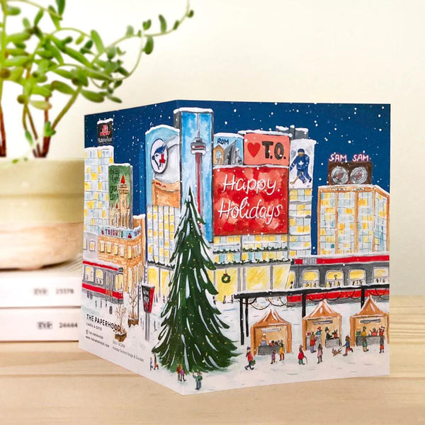 The Paperhood Toronto Boxed Holiday Cards 8pk Yonge/Dundas Square