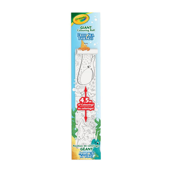 Crayola Giant Colouring Roll - Deep Sea Friends