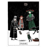Pomegranate Holiday Cards 12pk Edward Gorey: Fruitcake