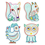 Djeco Colouring Reveal Kit - Forest Friends