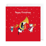 Art File Charity Christmas Cards 6pk - Frank & Friends