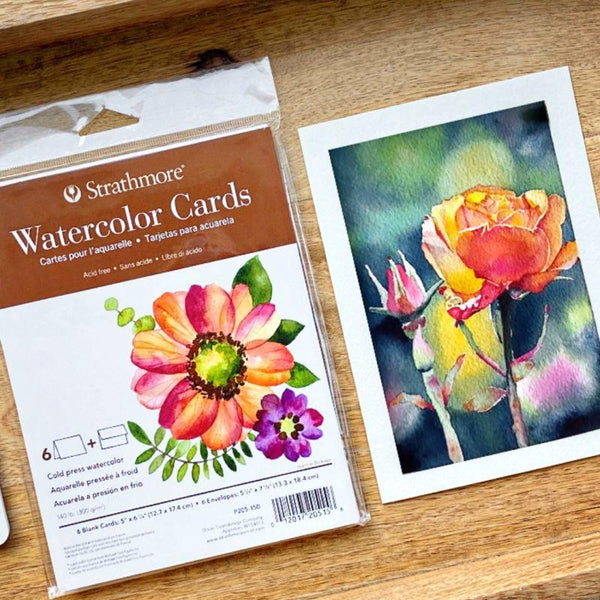 Strathmore Creative Cards 6pk 3.5x4.875" - Watercolour, 400 Series