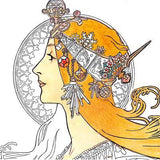 Fridolin Colouring Art Kit - Art Nouveau