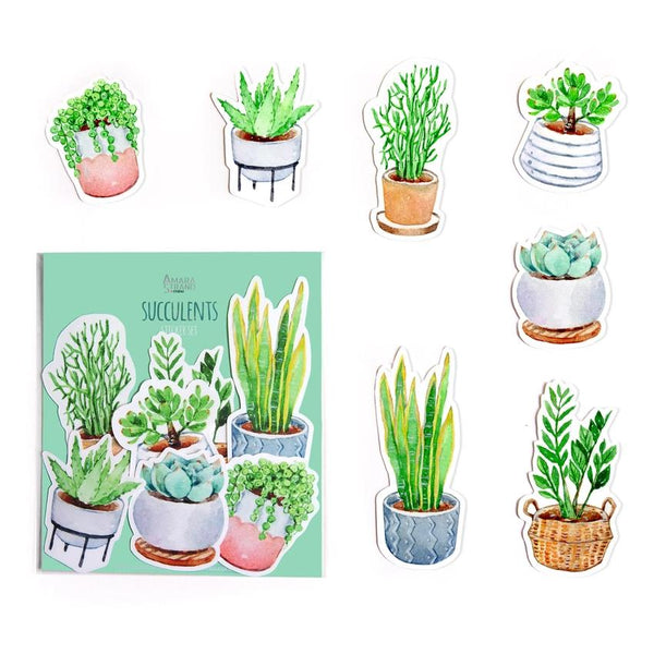 Amara Strand Studio Sticker Set - Succulents