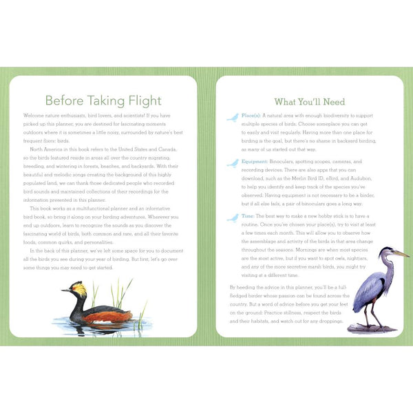 Rock Point Birds of North America Undated Planner