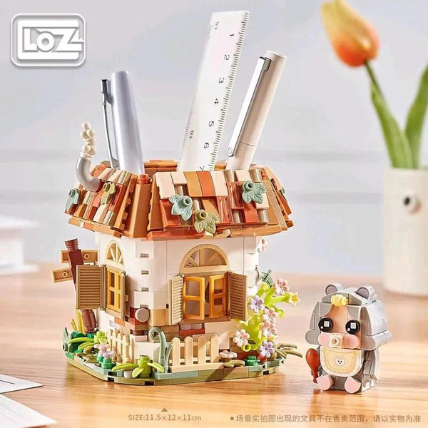 LOZ Mini Block Kit Pen Holder - Mouse House