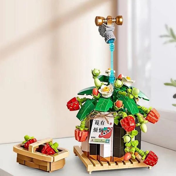 LOZ Mini Block Kit - Micro Plants Strawberry Bonsai