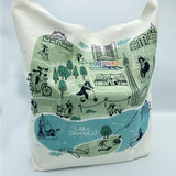 The Doodle Diary Tote Bag - Toronto Map