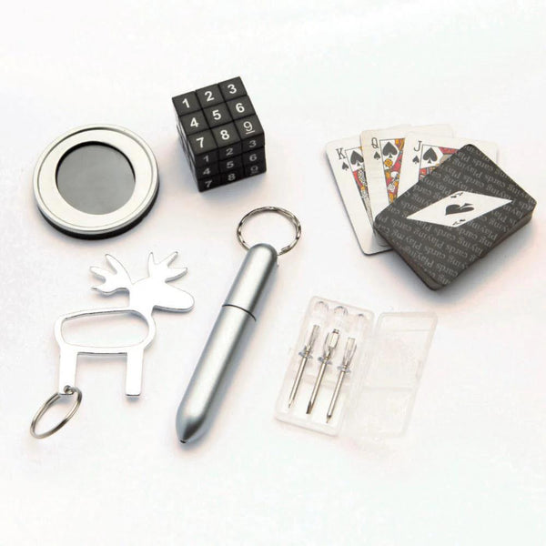 Silver Tree Holiday Crackers 6pk ECO Nutcrackers