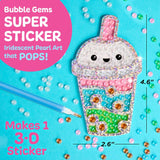 Creativity for Kids Bubble Gems Super Sticker - Bubble Tea
