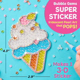 Creativity for Kids Bubble Gems Super Sticker - Ice Cream