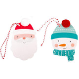 Paper Trendz Christmas Gift Tags with Pom Poms 8pk