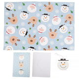 Paper Trendz Christmas Gift Wrap & Go Set with Greeting Card, Assorted