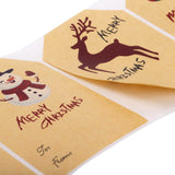 Paper Trendz Christmas Gift Tag Stickers Roll 250pk