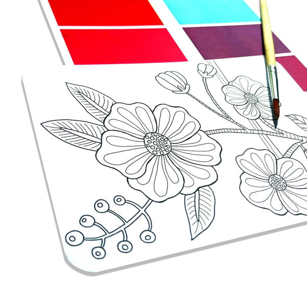 Ooly Scenic Hues DIY Watercolor Art Kit - Flowers & Gardens