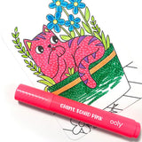 Ooly Undercover Art Coloring Activity Art Cards - Smitten Kittens