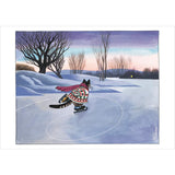 Pomegranate Holiday Cards 12pk B. Kliban: CatSkating