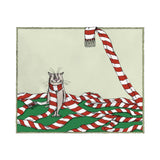 Pomegranate Holiday Cards 12pk Edward Gorey: Scarf Cat