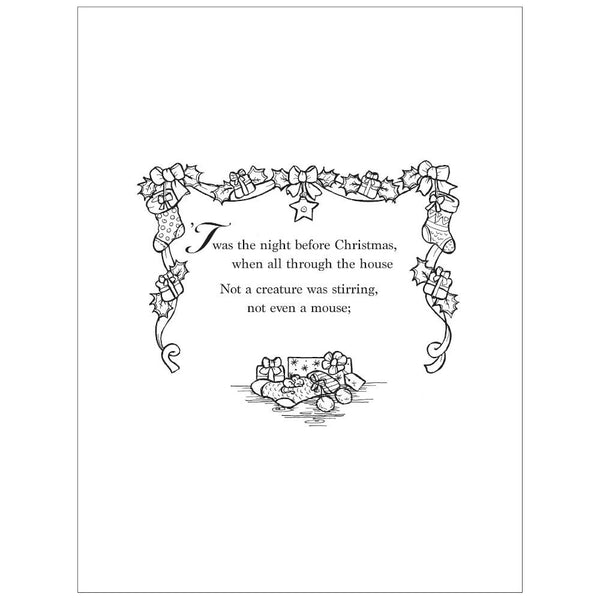 The Night Before Christmas Coloring Book by Clement C. Moore
