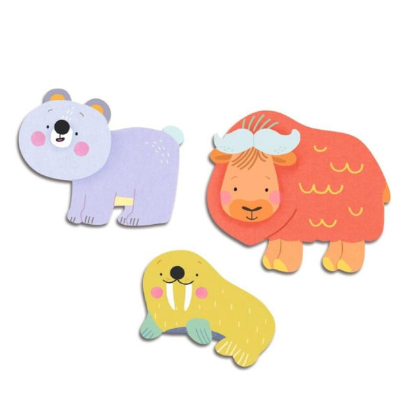 Djeco Sticker Set - Ice Field Animals