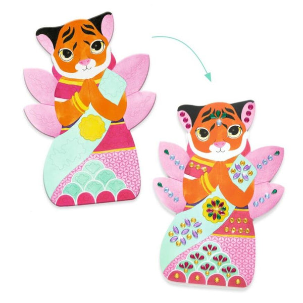 Djeco Create With Stickers - Rhinestones