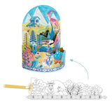 Djeco 3D Colouring Kit - On Top Of The World