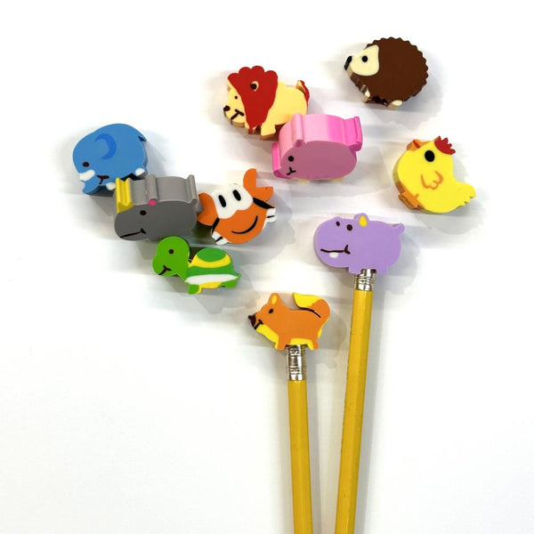 Streamline Pencil Topper Eraser Set 10pk