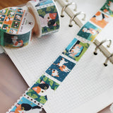 Mugobunni Washi Tape, Stamp Style - Calico Cat