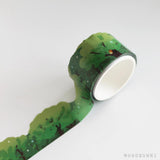 Mugobunni Washi Tape, Die Cut - Lush Green Forest