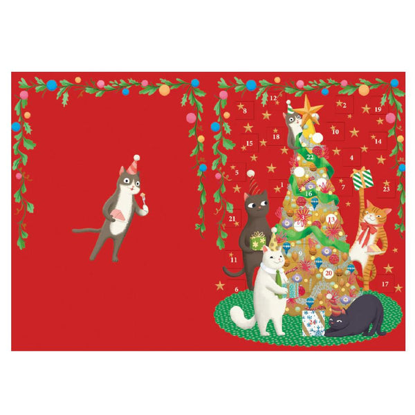 Roger la Borde Advent Calendar Card - Miaow Factor