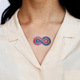 Tattly Temporary Tattoos 2pk - Forever Rainbow