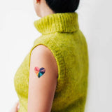 Tattly Temporary Tattoos 2pk - Rainbow Heart
