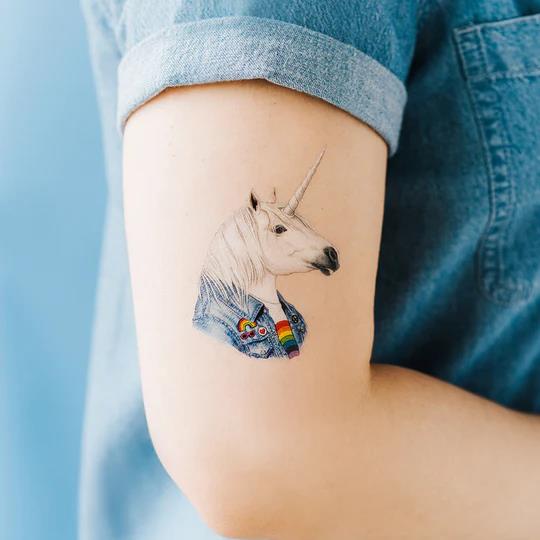 Tattly Temporary Tattoos 2pk - Cool Unicorn