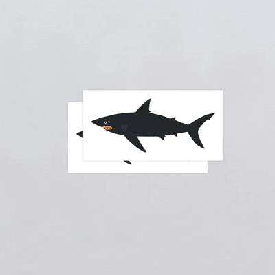 Tattly Temporary Tattoos 2pk - Dark Waters Shark