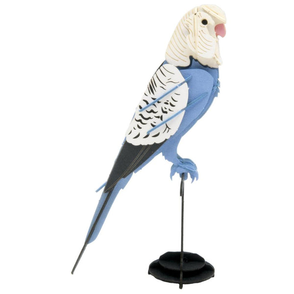 Fridolin 3D Animals Paper Model - Budgie