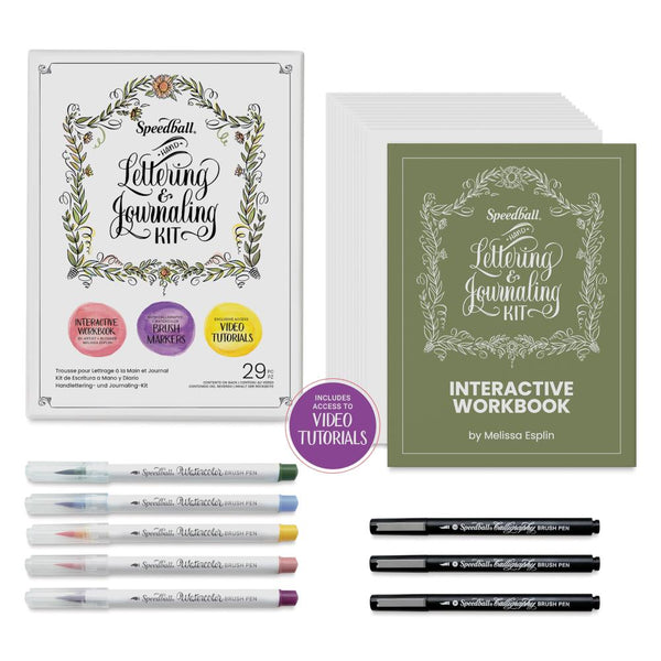 Speedball Lettering & Journaling Kit 29pc Set