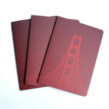 Blackwing Palomino Memo Book 3pk - Volume 746: Golden Gate Bridge