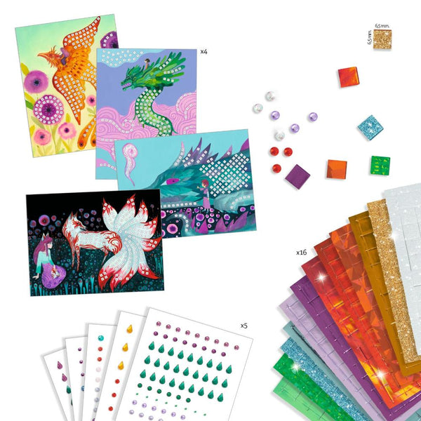 Djeco Mosaic Kit - Mythical Creatures
