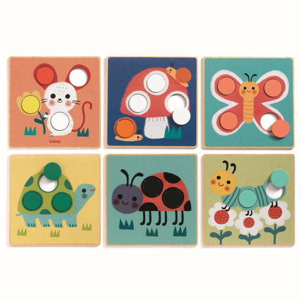 Djeco Spotimage Wooden Colour-Matching Game