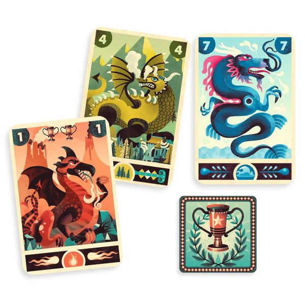 Djeco Dragon Deck Strategy Card Game