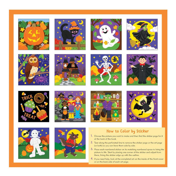 Peter Pauper Press My First Color-By-Sticker Book - Halloween
