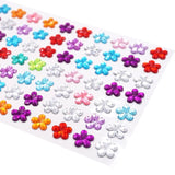 Angels Craft Rhinestone Stickers - Multi-Colour Flowers
