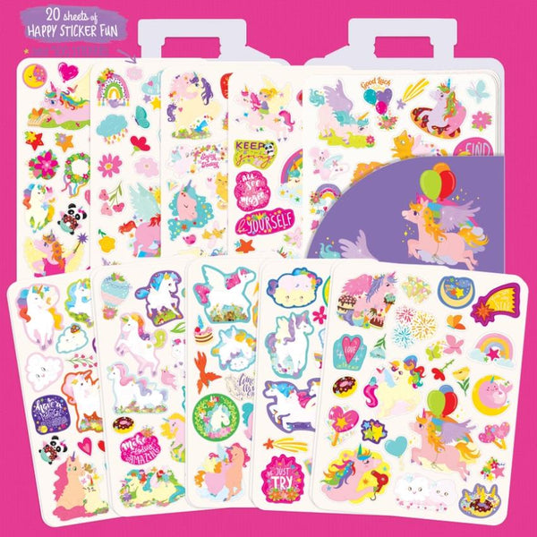 The Piggy Story 500+ Stickers On-The-Go - Unicorn Sqaud