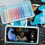 The Piggy Story Colour Everywhere Twistable Chalk Crayons - Dinosaur