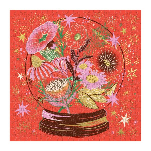 Galison 500pc Foil Puzzle - Flower Gazing