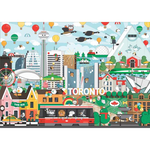 Arcadia 1000pc Puzzle - Toronto In Motion