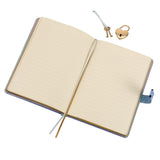 Victoria's Journals Heart Lock Diary - Hush Hush Iridescent Blue