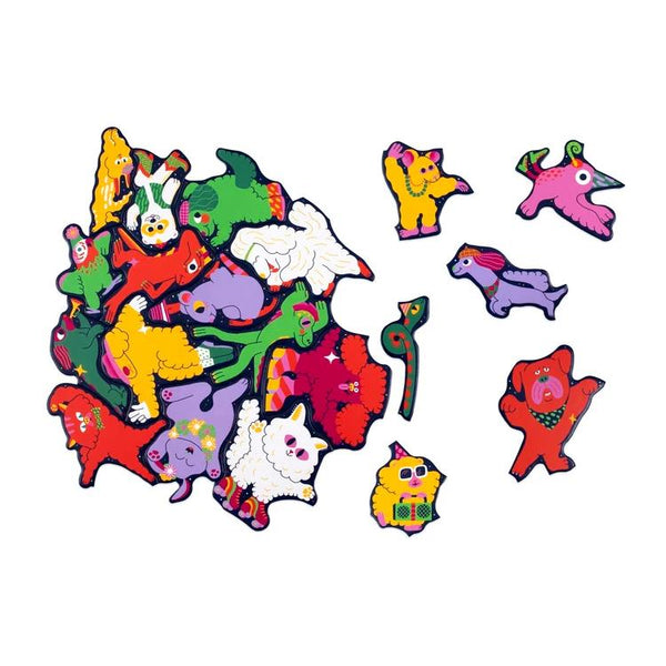 Laurence King 50pc Shaped Puzzle - Pet Party